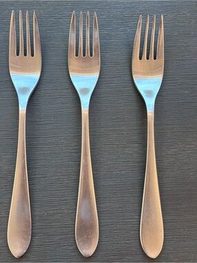Lot 3 Robert Welch Radford Bright 18/10 Stainless 7" Forks Replacement Flatware